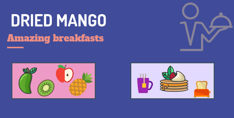 Dried mango: amazing breakfasts