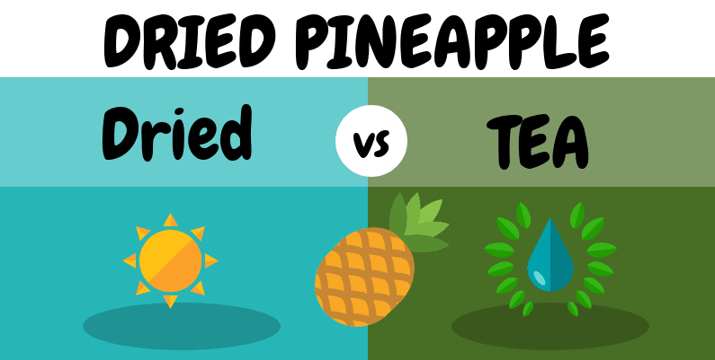 Dried pineapple: fresh vs dried